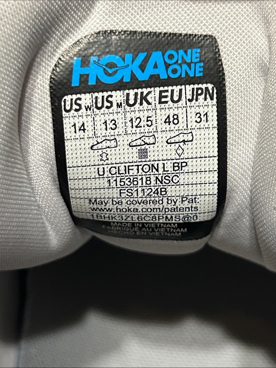 NEW Hoka One One Bondi L BP Floral Nubuck Leather Athletic Sneaker Mens Size 13 main image 5